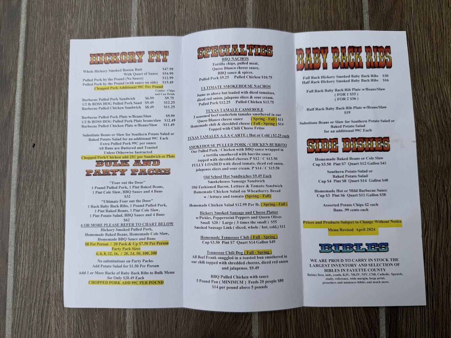 Loven-Fresh SMOKEHOUSE BARBECUE